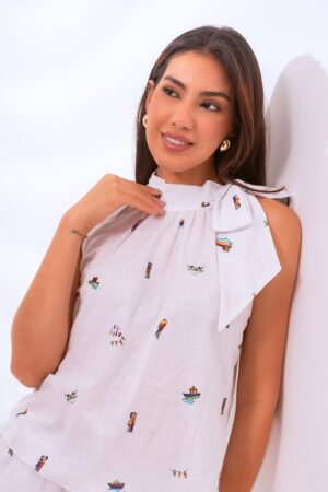 BLUSA laço A Vida Paraense